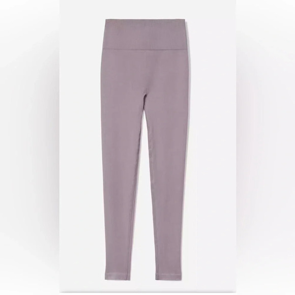 Everlane The Seamless Legging Color Dusty Lavender Cotton - Picture 3 of 9